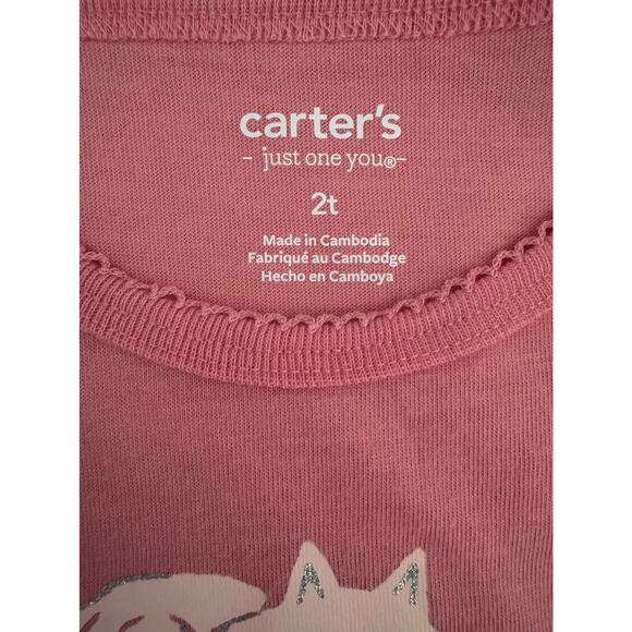 Carter’s Fox / Polar Bear Long Sleeve Pajamas Size 2T - Picture 4 of 4